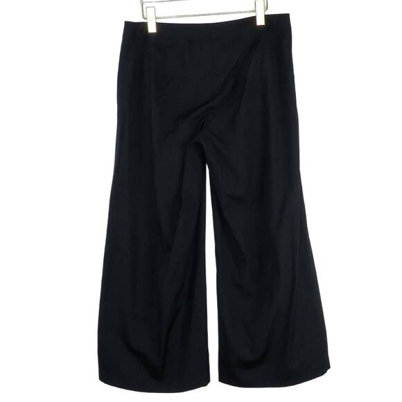 Eileen Fisher Black High Rise Wide Leg Pants Trousers Size Small - Picture 4 of 6